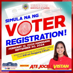 Simula na ng Voter’s Registration!