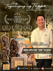 Buong Pusong Pagbati at Pagkilala sa Iyong Tagumpay, G. Mark Christian Silencio!